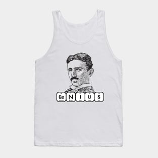 Nikola Tesla Genius Tank Top